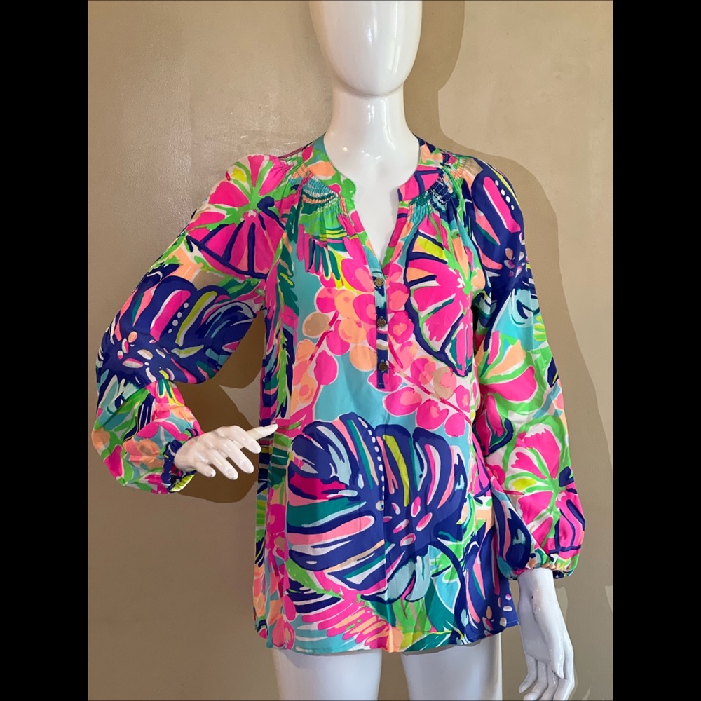 LILLY PULITZER 💯 Silk Top